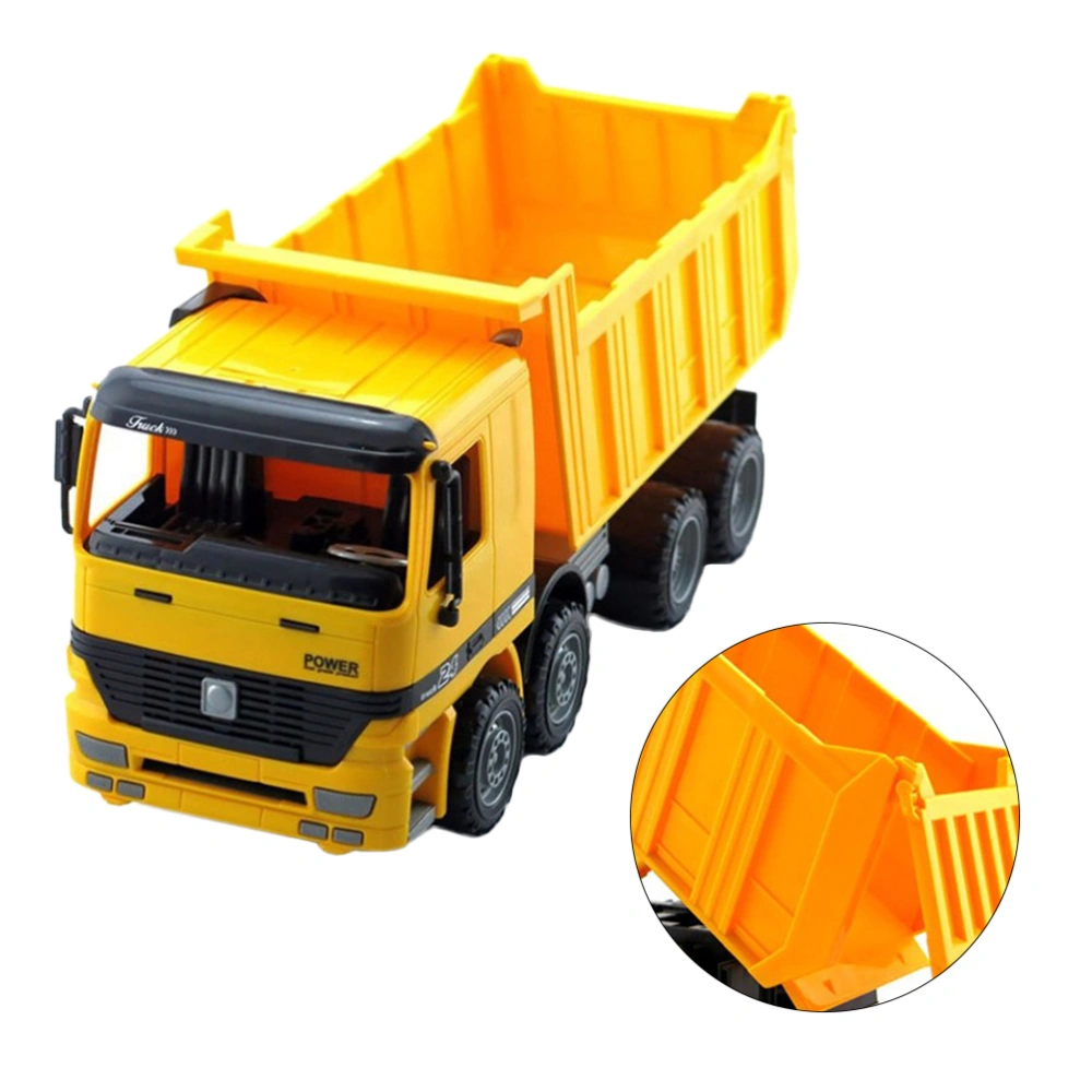 Children's Beach Transport Car Model Inertia Dump Truck Pull Back Car Toy Creative Truck Toy Model Toy for Baby Kid Child