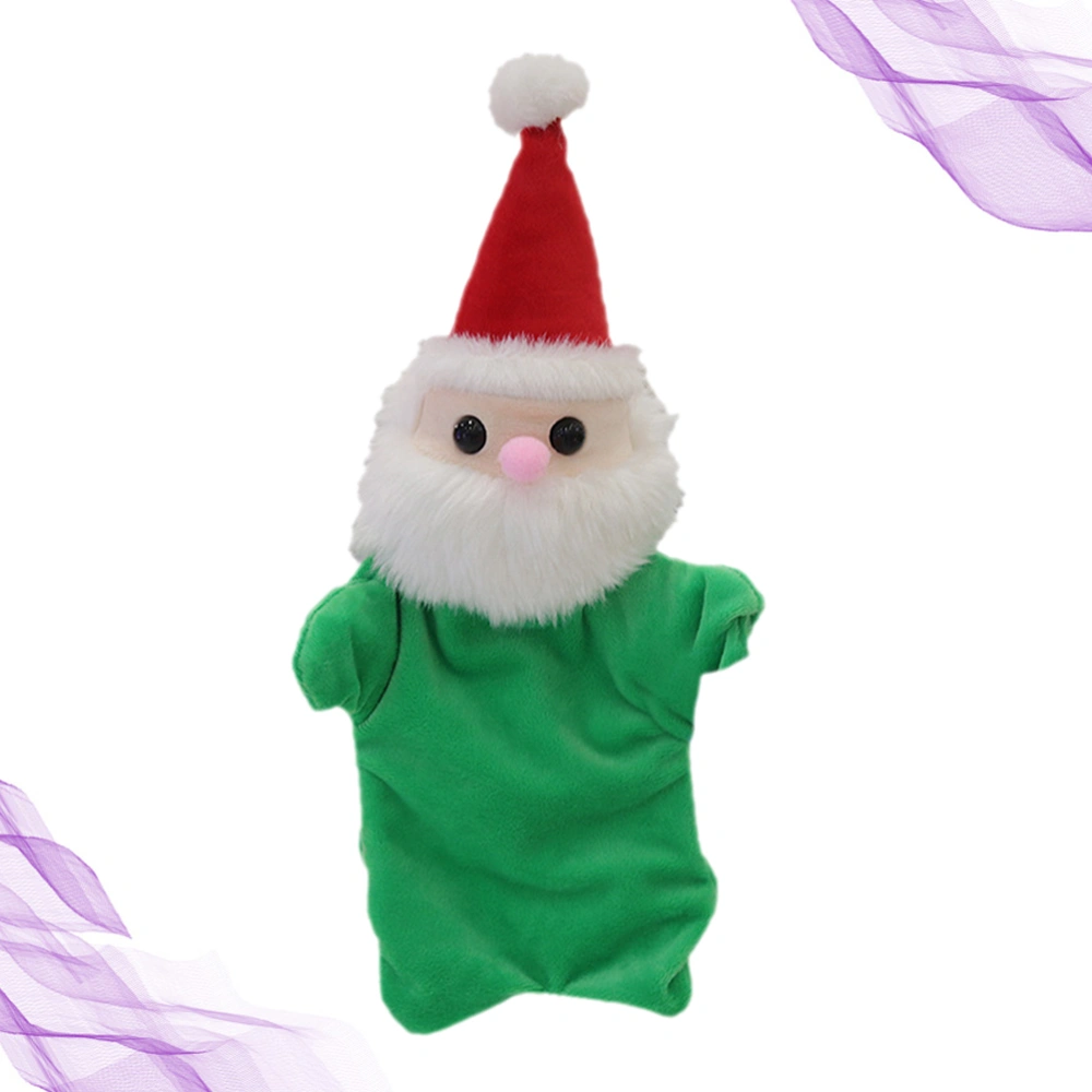 30cm Lovely Santa Claus Hand Puppet Super Plush Doll for Kids Children