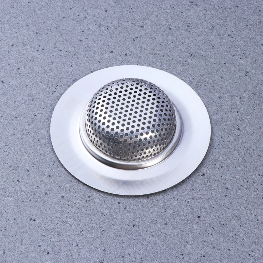 9cm Kitchen Sink Filter Sink Strainer Anti-blocking Stainless Steel Drain Mesh Basket