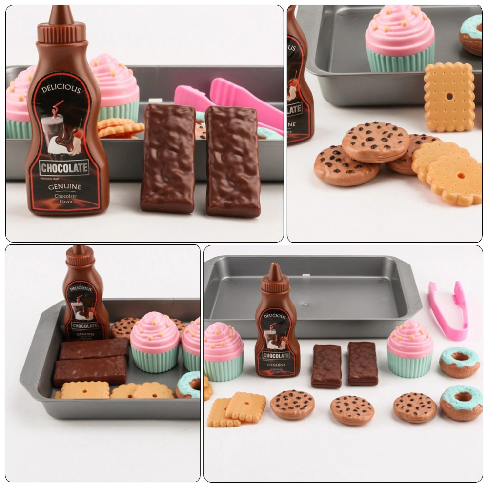 1 Set Play House Toy Simulation Biscuits Simulation Cookie Simulation Food