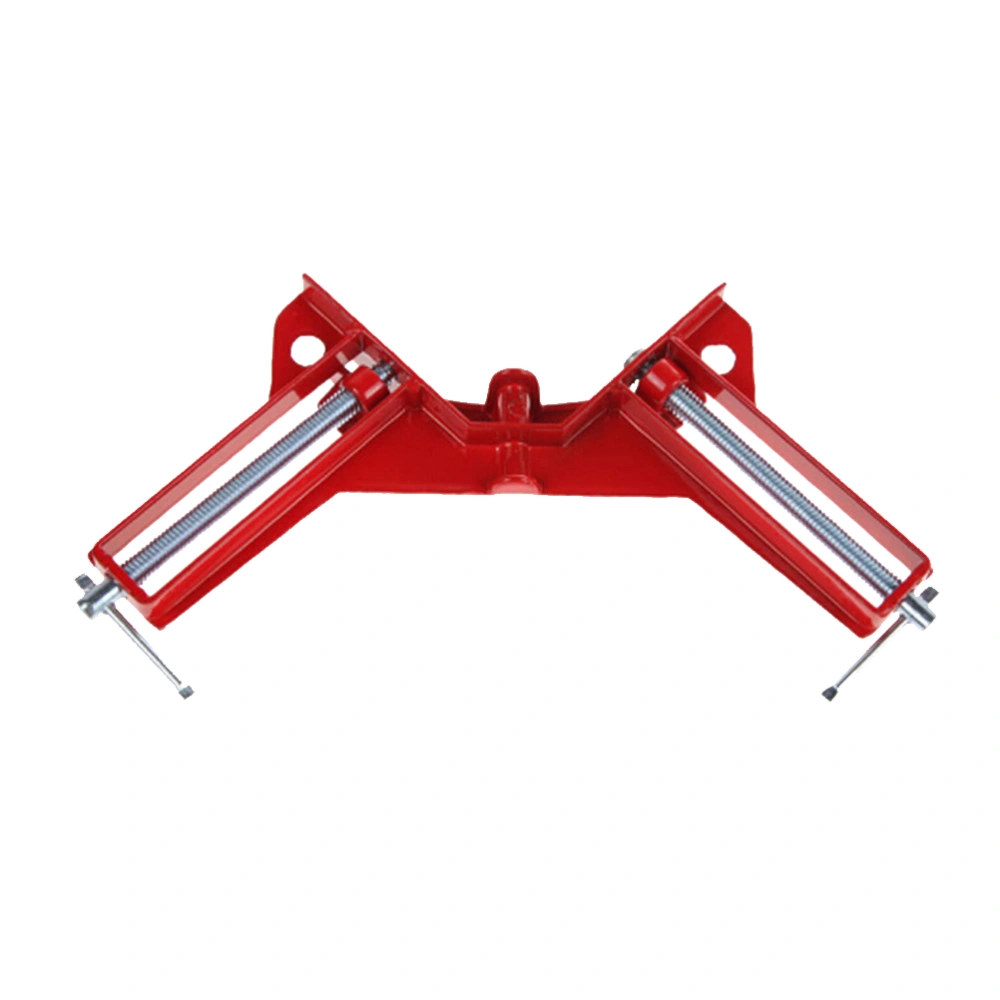 Multifunction 90 Degrees Angle Clamp Right Angle Picture Frame Corner Clip Woodworking Frame Clamp (Red)