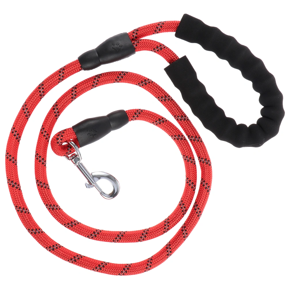 Polyester Leashes for Dogs Walk and Control Dog Nylon Belt Pet Dog Traction Rope for Pets (Red)