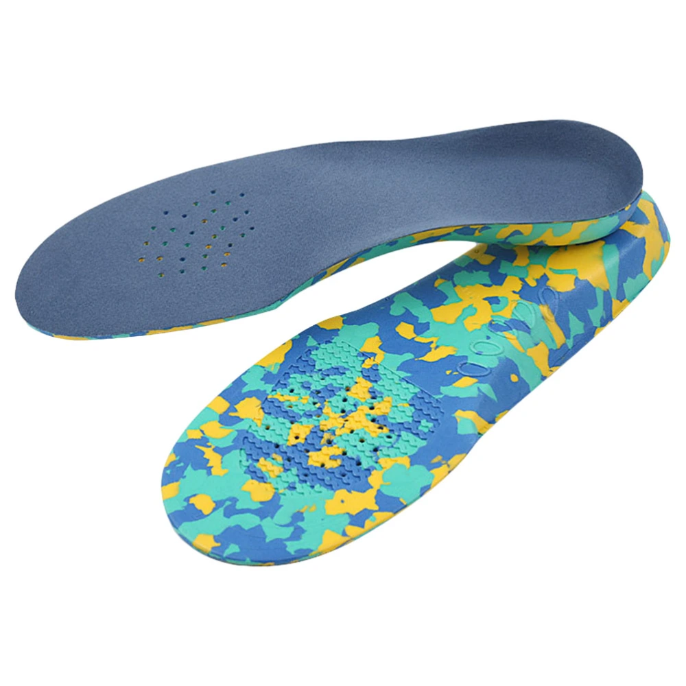 1 Pair of Flatfoot Orthotics Insoles Camouflage Arch Support Insoles for Kids Children - Size 32-34