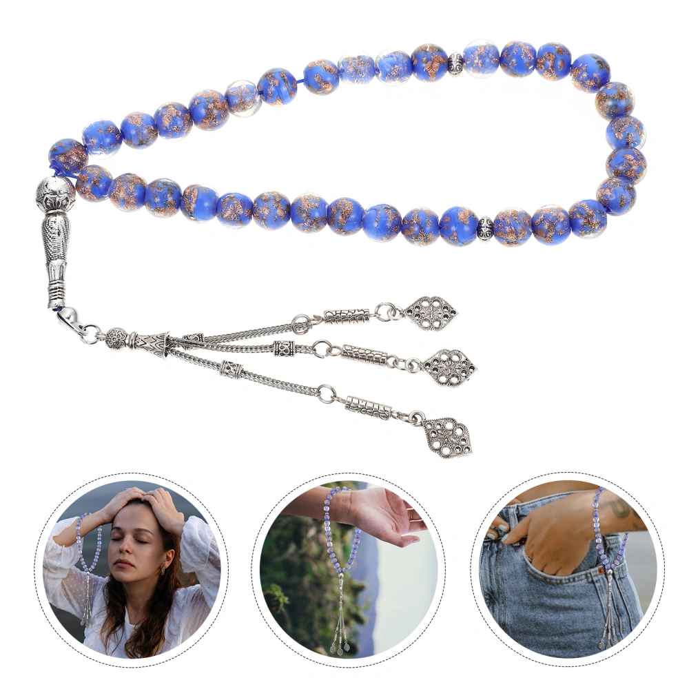 Classic Muslim Prayer Beads Pilgrimage Beads Bracelet Rosary Prayer Hand Chain