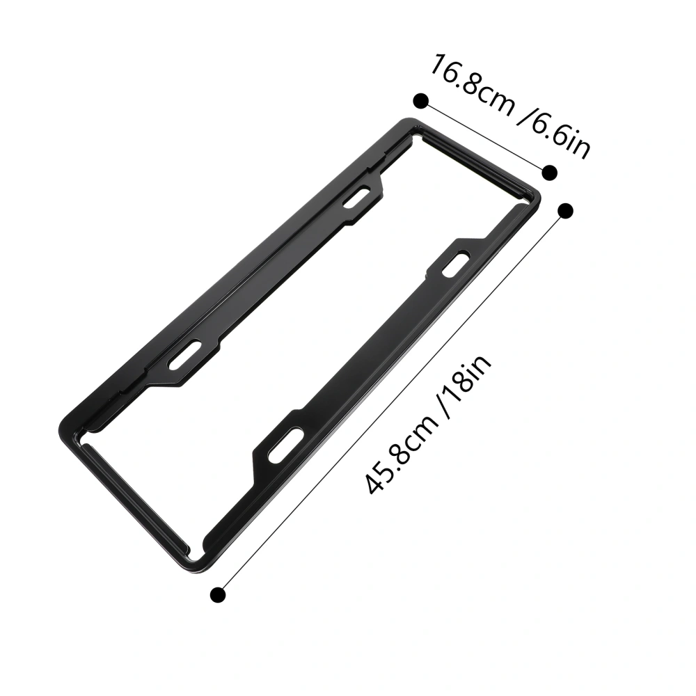 License Plate Holder Car License Plate Holder Aluminum Alloy Holder for Car