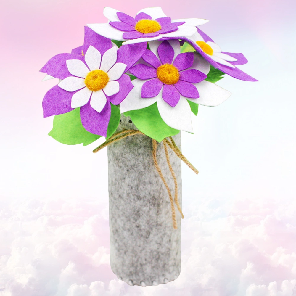 2pcs Simulation Flowers Bouquet Non-woven DIY Flower Material Artificial Bunch of Flowers Creative Gifts (Random Style)