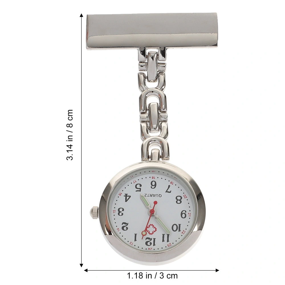 1pc Creative Nurse Chest Watch Pocket Watch Nurse Watch Convenient Watch