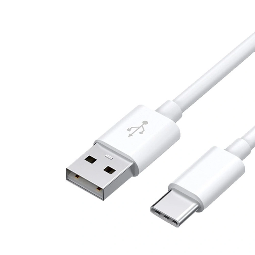 1m Type-C Cable Data Sync Charging Cord Charger Cable for Mobile Phones (White)