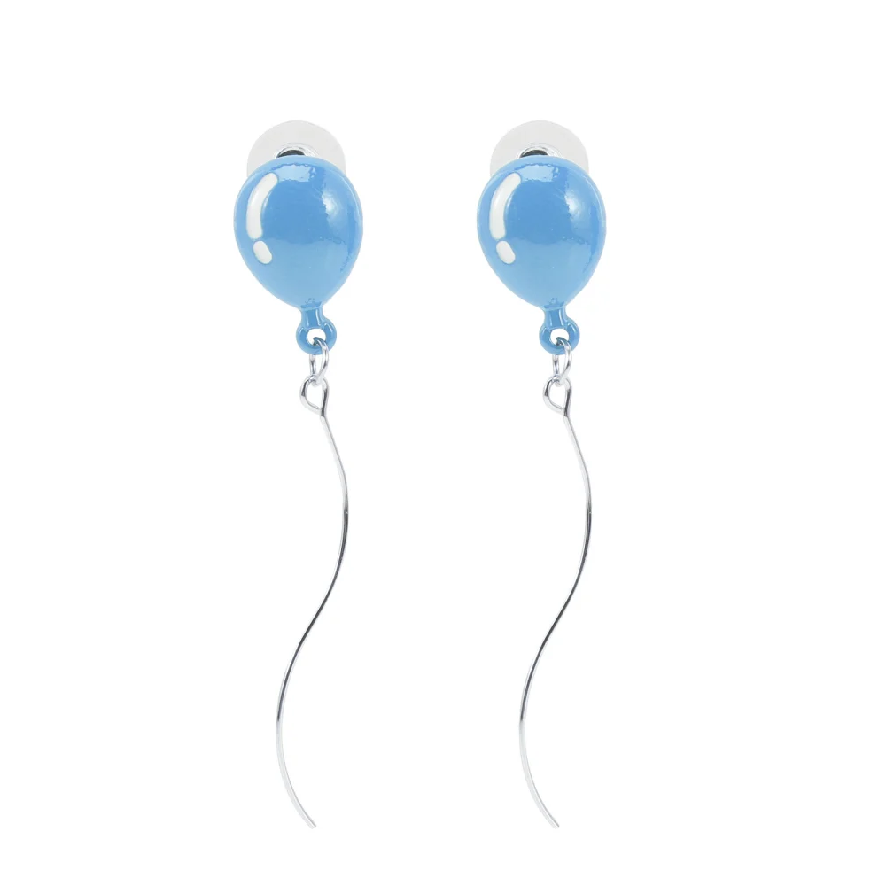 1 Pair Balloon Earrings Creative Ear Dangle Lovely Dangle Earrings for Women