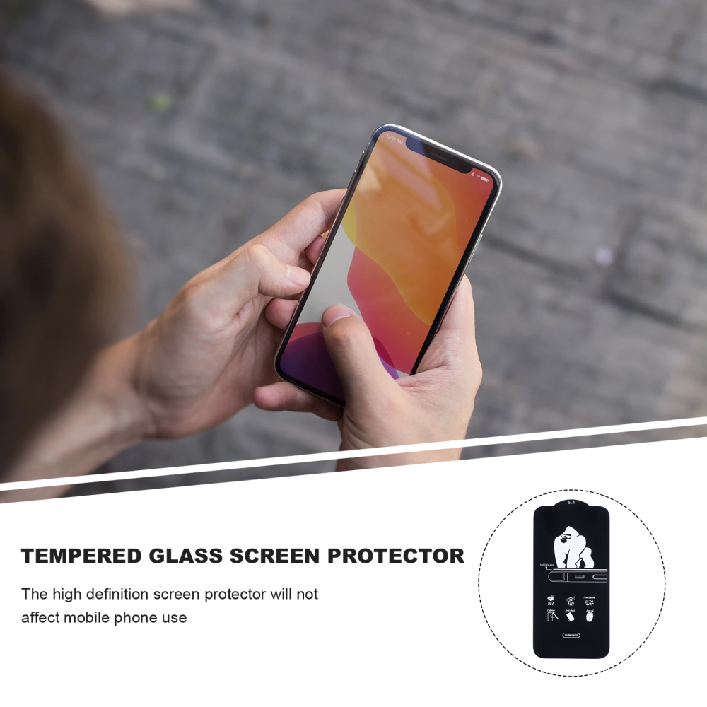 1 Pc High Definition Screen Protector Compatible with iPhone 12mini (5.4)