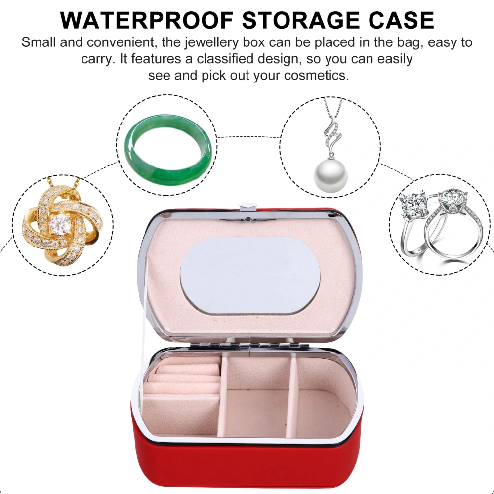 1 Pc Smooth Storage Case Waterproof Jewelry Case Convenient Storage Box