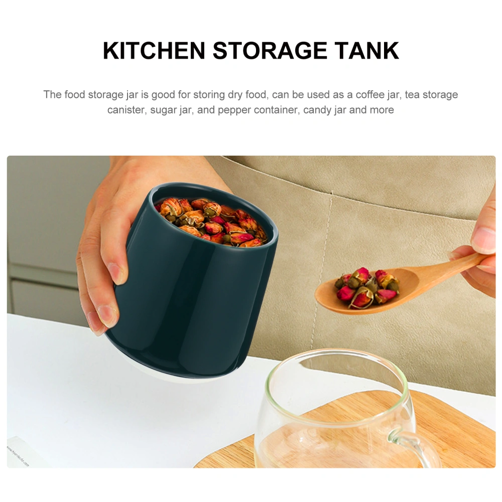 1 Set Kitchen Storage Tank Food Sealing Container Ceramic Sealed Canister