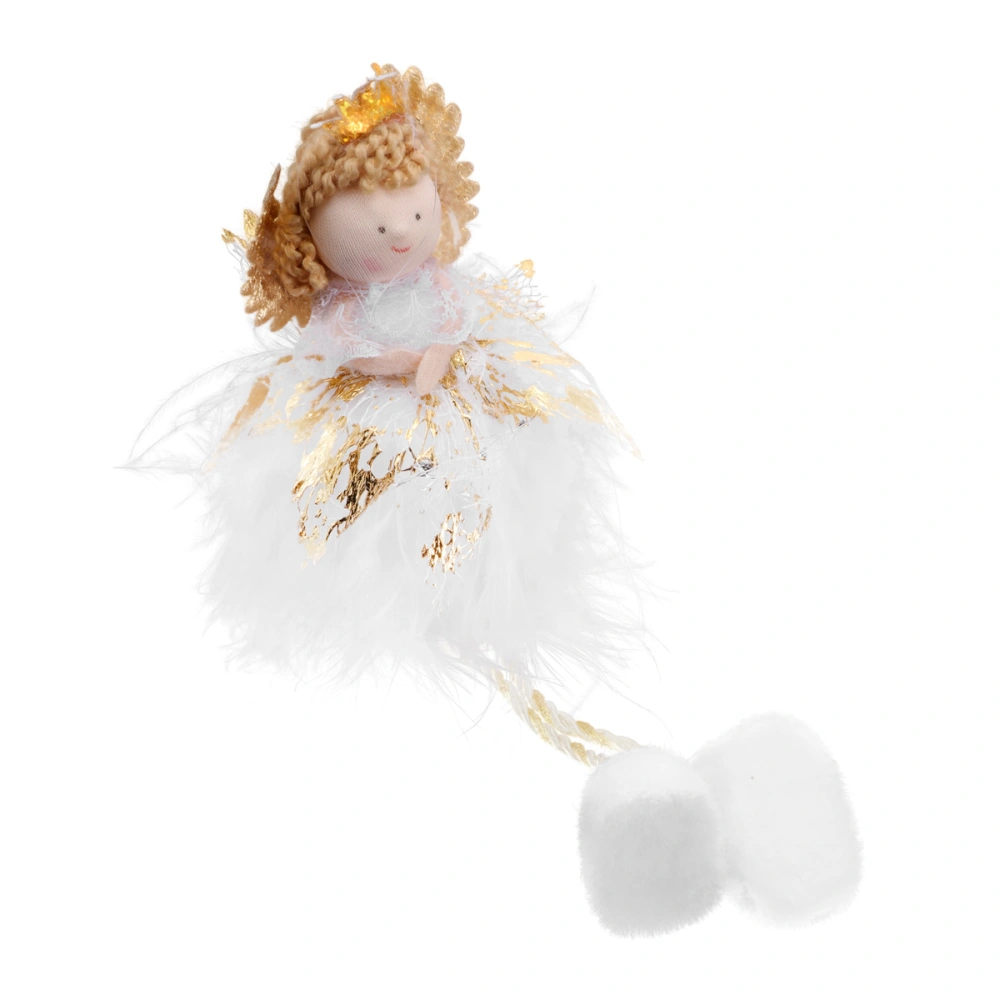 1Pc Christmas Tree Pendant Angel Girl Hanging Decor Showcase Desktop Ornament