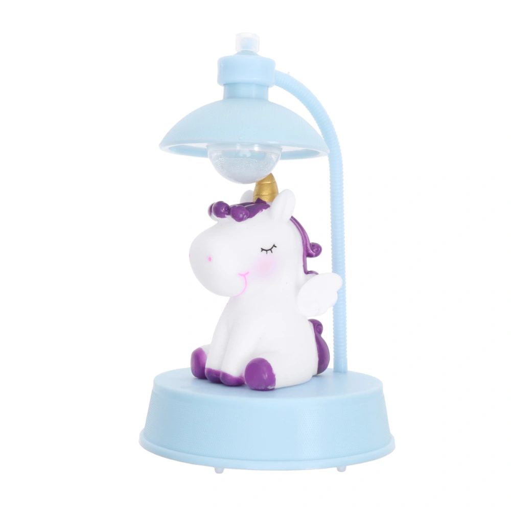 Creative Unicorn Music Little Night Light Beside Decorative Light Home Decor Lamp Without Battery Trillium