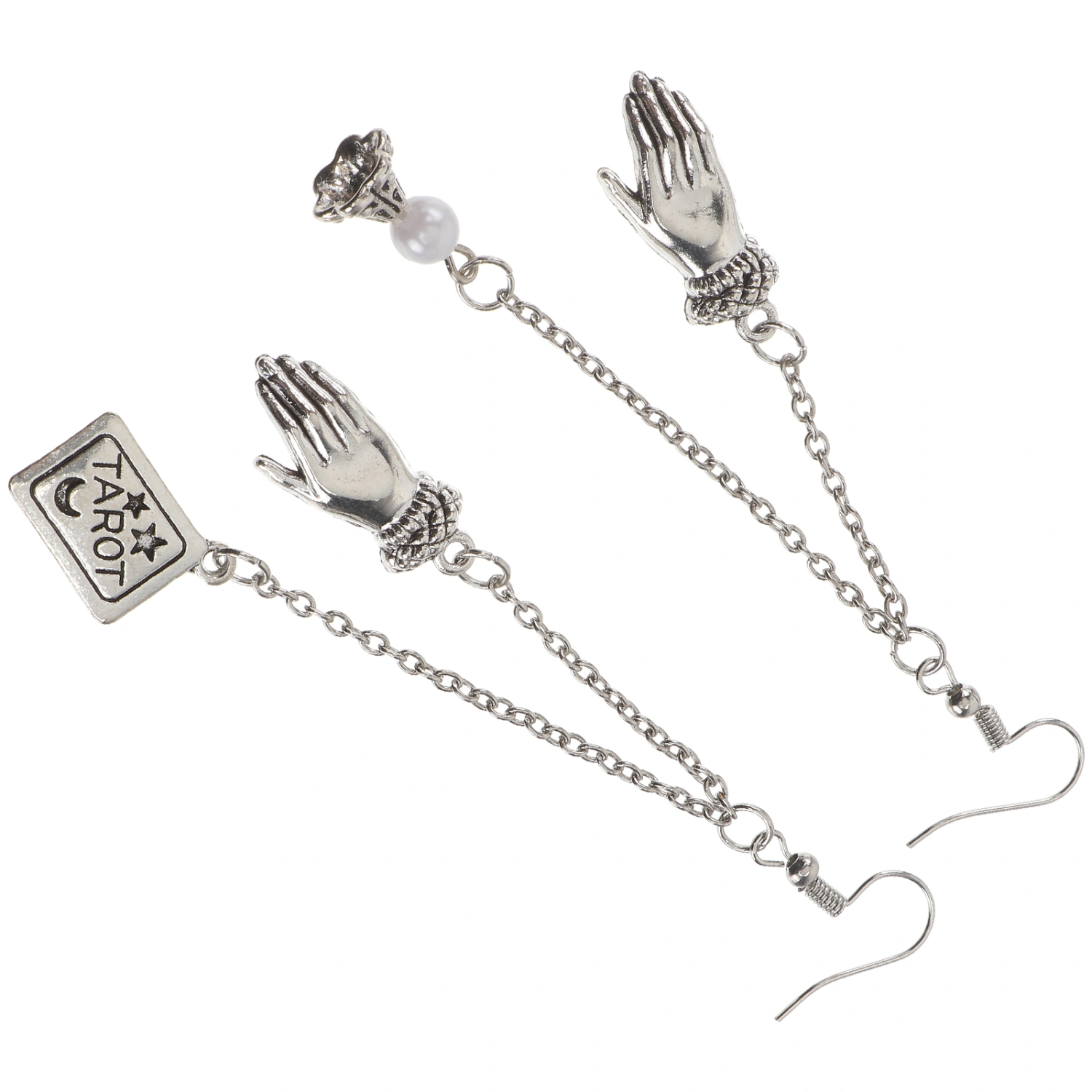 1 Pair Vintage Dangling Earrings Tarot Dangle Earrings Ladies Earrings