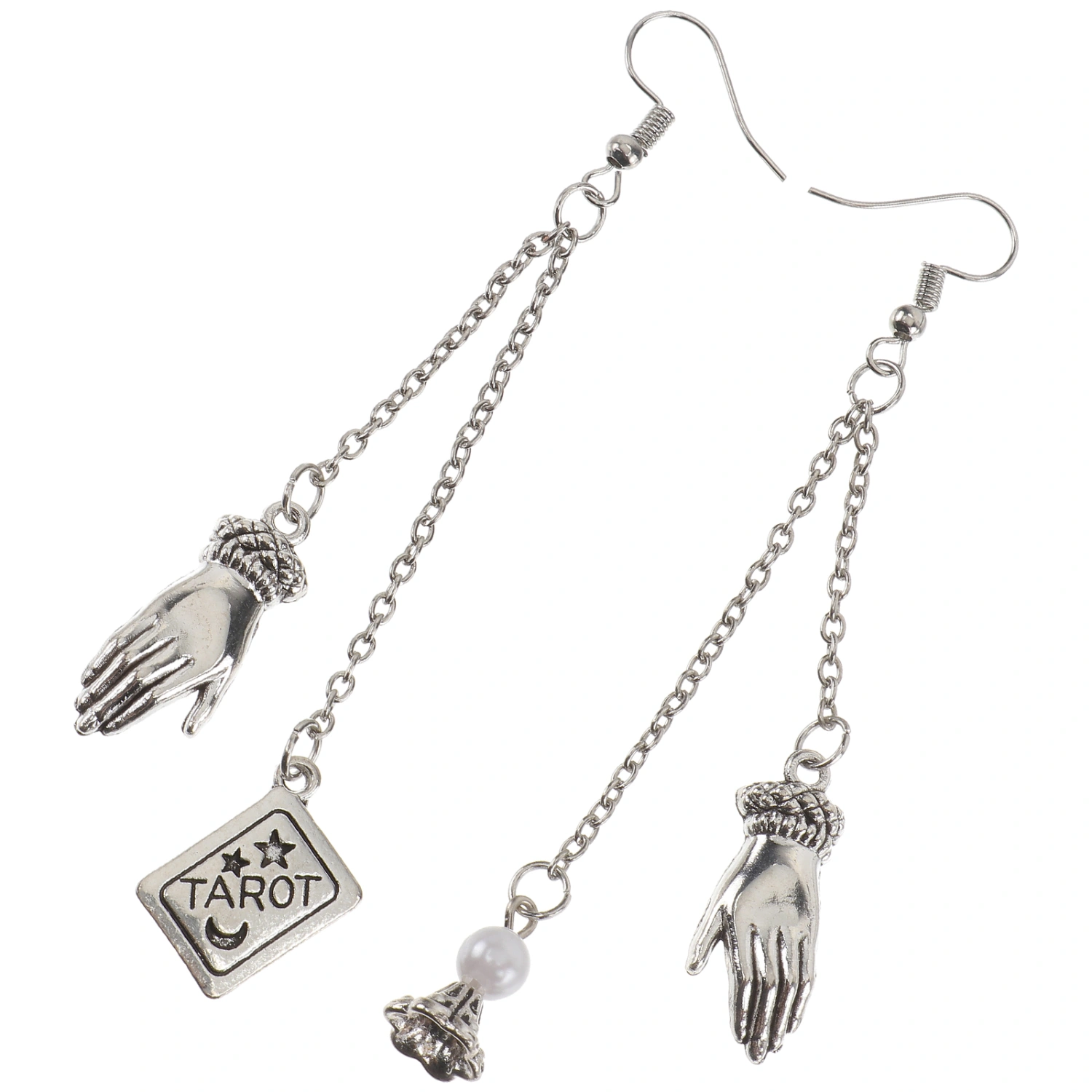 1 Pair Vintage Dangling Earrings Tarot Dangle Earrings Ladies Earrings