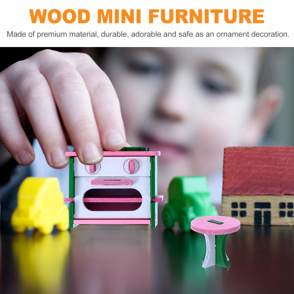 1 Set Mini Play House Furniture Adorable Miniature Doll Toy Accessories