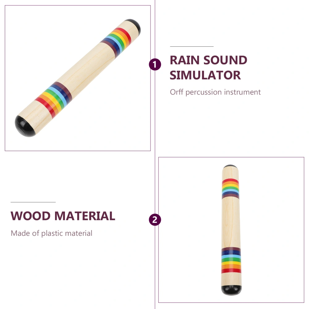 Orff Percussion Instrument Wooden Rain Tube Rain Sound Musical Instrument Toy