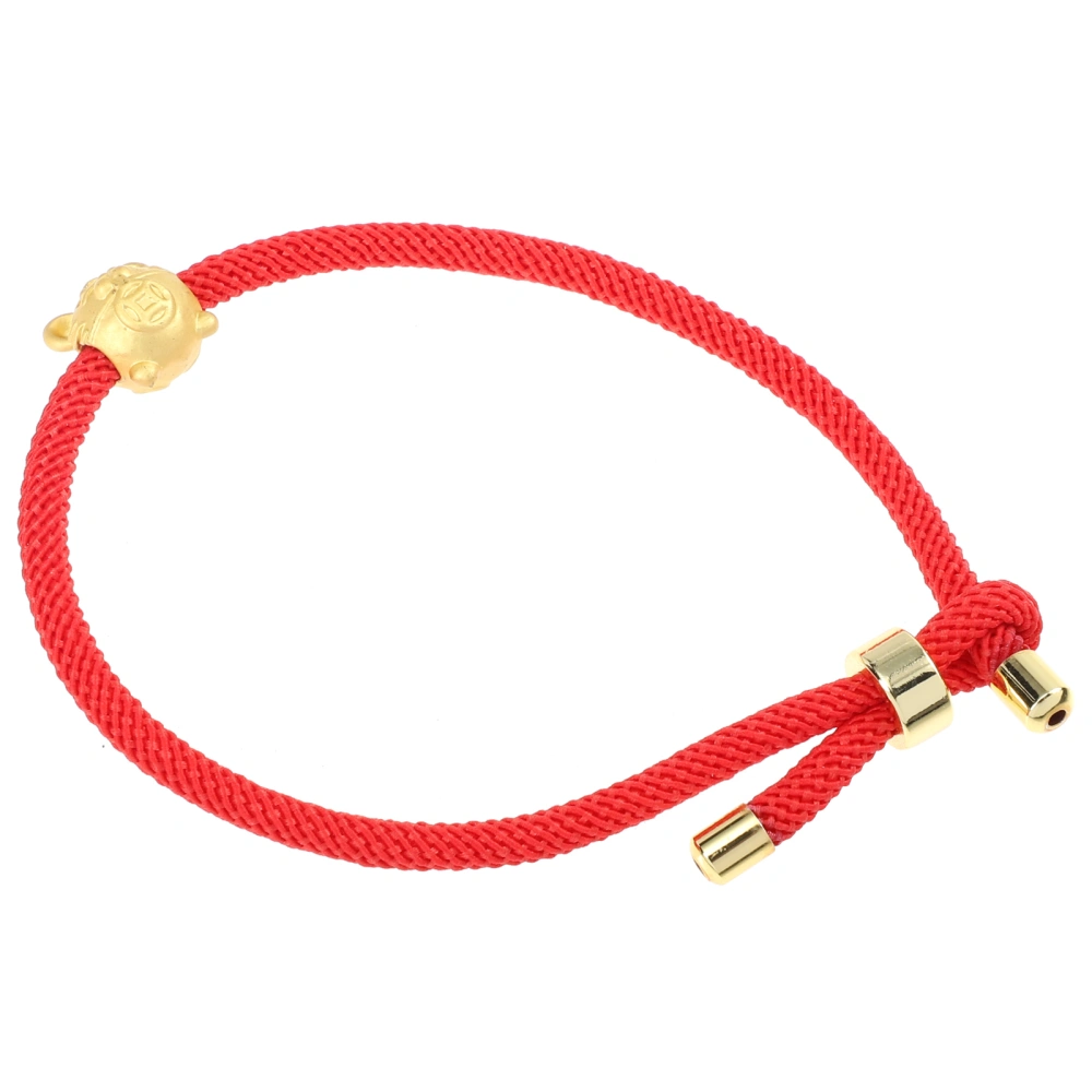 Exquisite Red Rope Bracelet Braided Cord Chain Fortunate Red String Bracelet