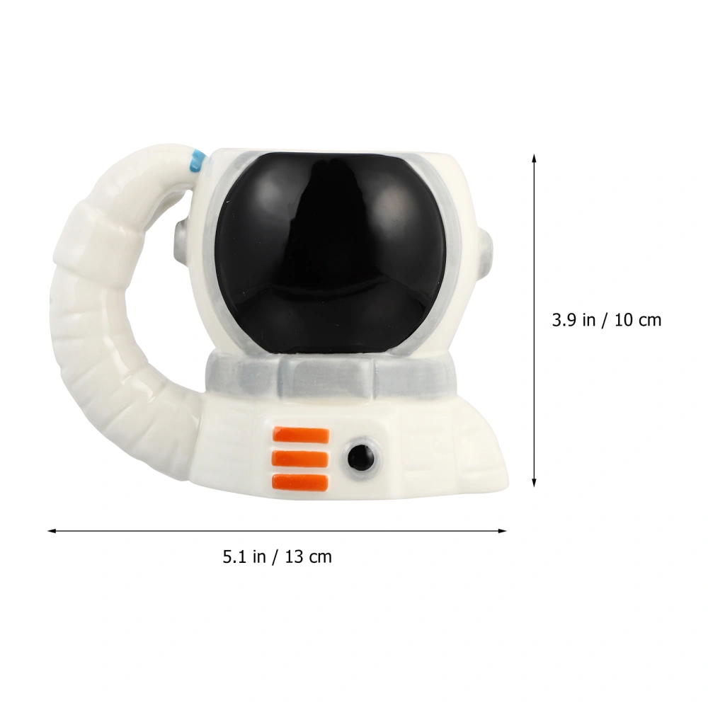 1pc Astronaut Design Ceramic Mug Coffee Cup Creative Cup Gift Water Cup