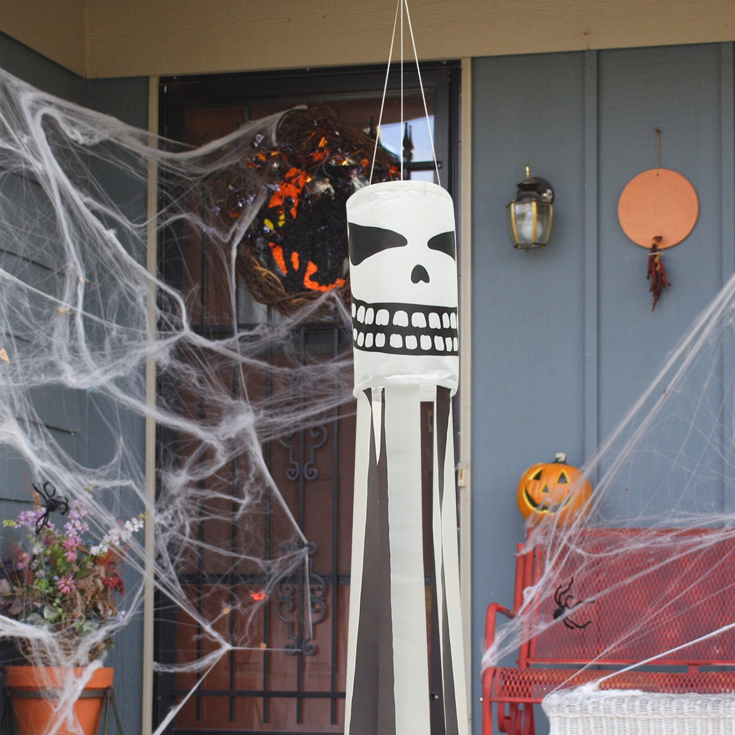Wind Sock Yard Adornment Outdoor Decorative Flag Halloween Windsock Flag