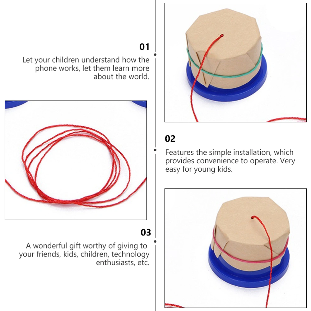 2 Set Self-made Phone Making Tool Handcraft Prop Kids Science Training Prop