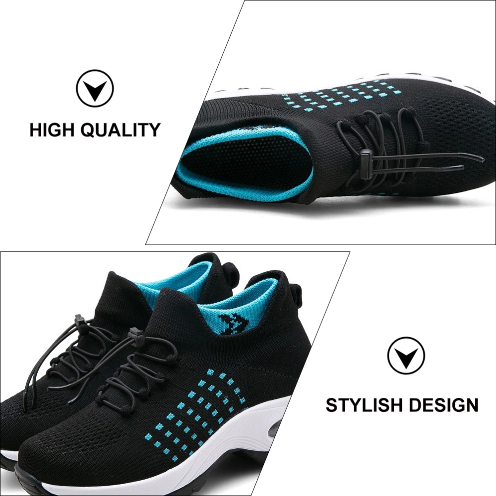 1 Pair of Fashionable Shoes Breathable Casual Shoes Air Cushion Footwear