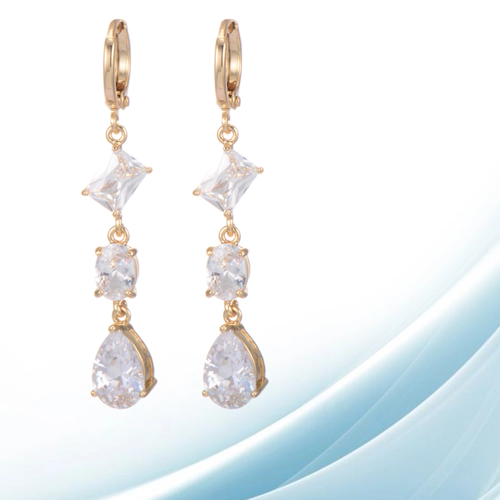 Minimalist Zircon Earrings Fashion Jewelry Gift Statement Jewelry for Women ER0578