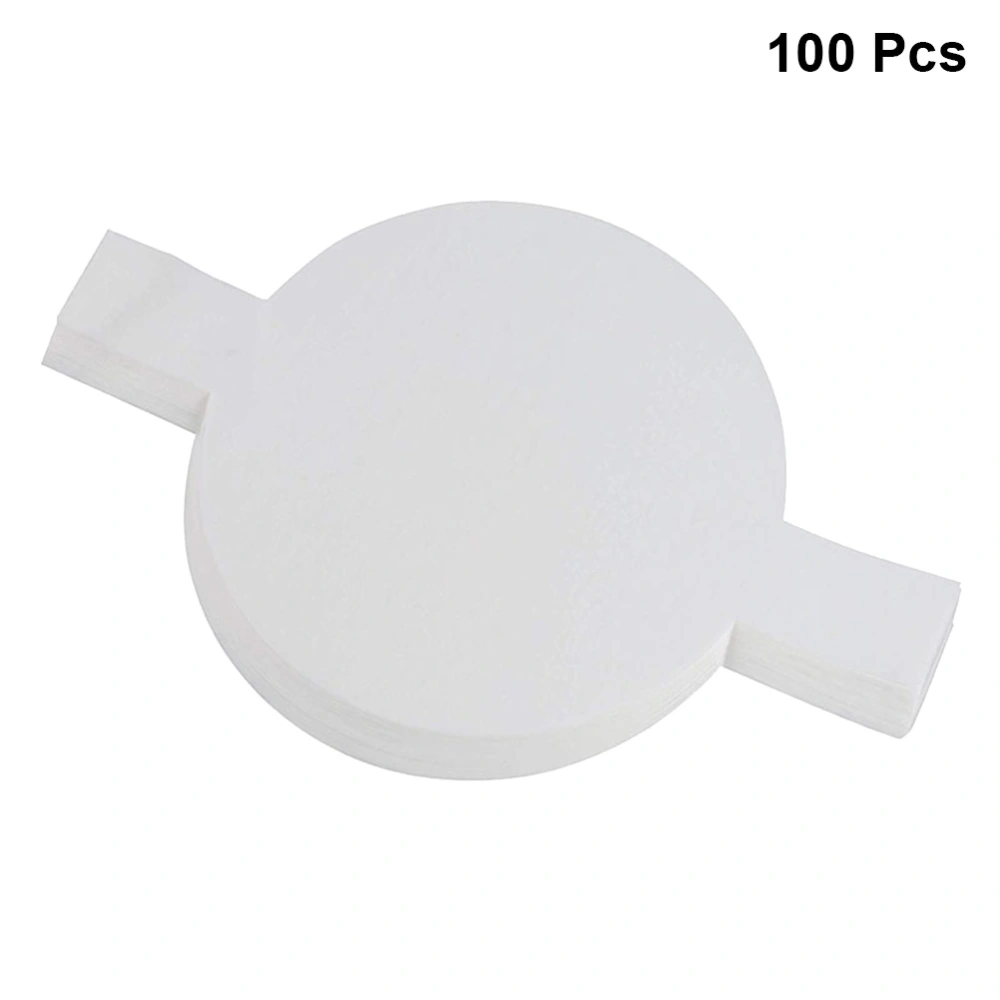 100pcs Round Cake Pan Liner Non-Stick Silicone Paper Baking Sheet Paper Parchment Pads (White, 9inch)