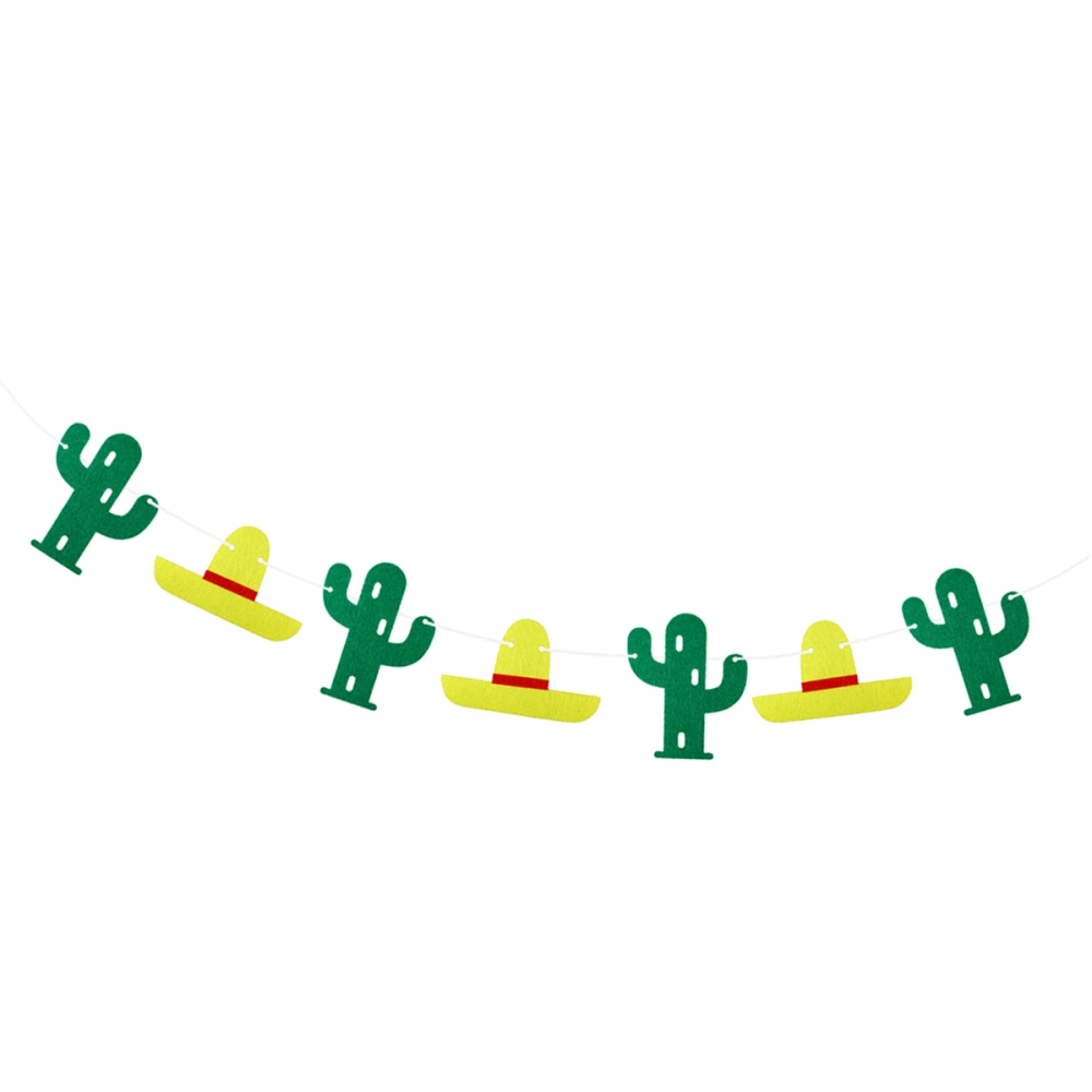 3 Meters Summer Cactus Banners Luau Party Supplies Garland Summer Party Backdrop Decoration Tropical Hawaiian Birthday Party Decor