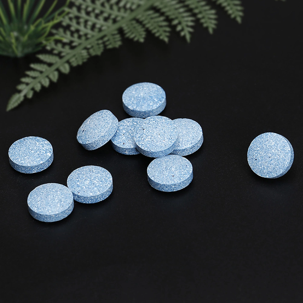 40pcs Effervescent Tablets Concentrated Solid Wiper And Windshield Cleaner Effective Washer (Blue)