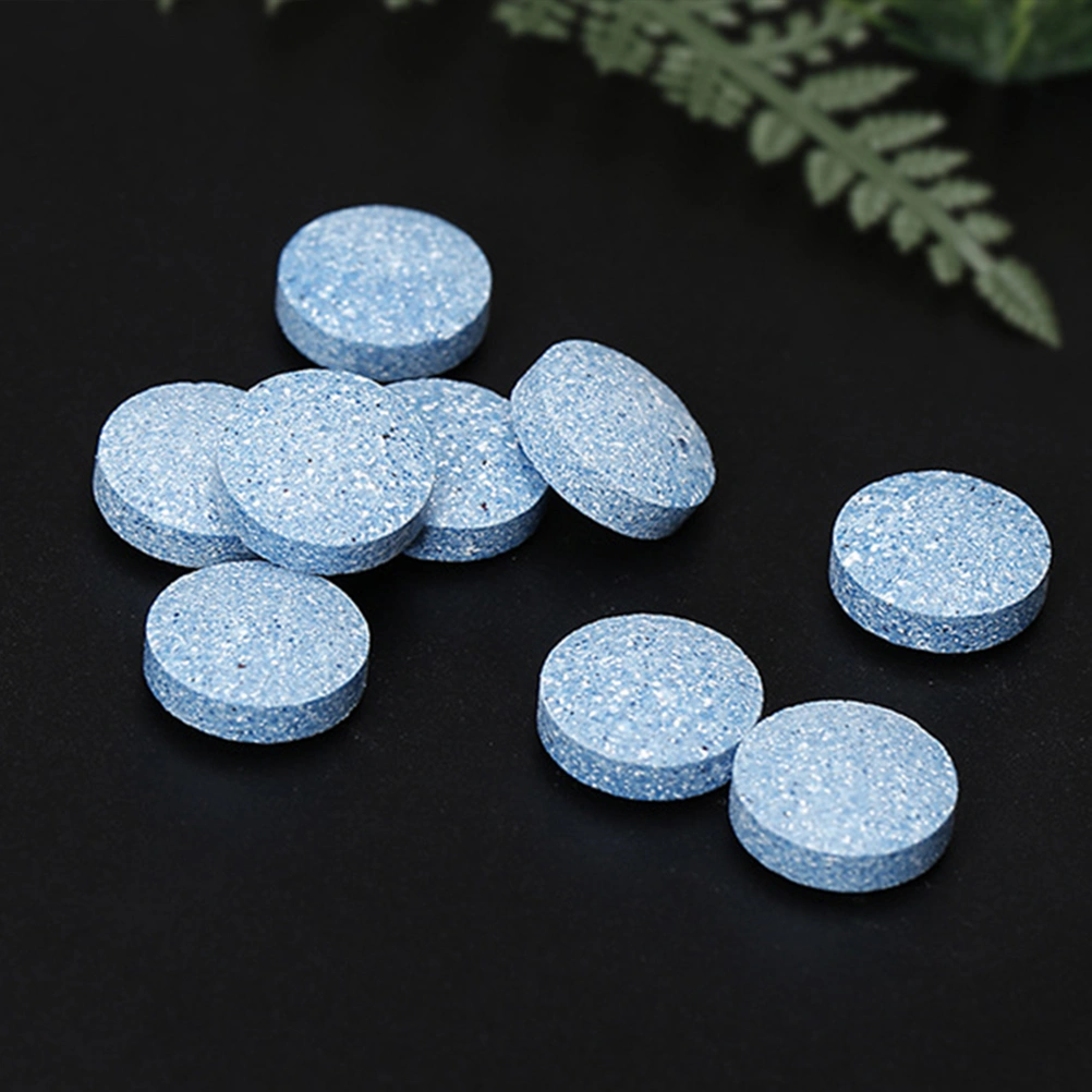 40pcs Effervescent Tablets Concentrated Solid Wiper And Windshield Cleaner Effective Washer (Blue)