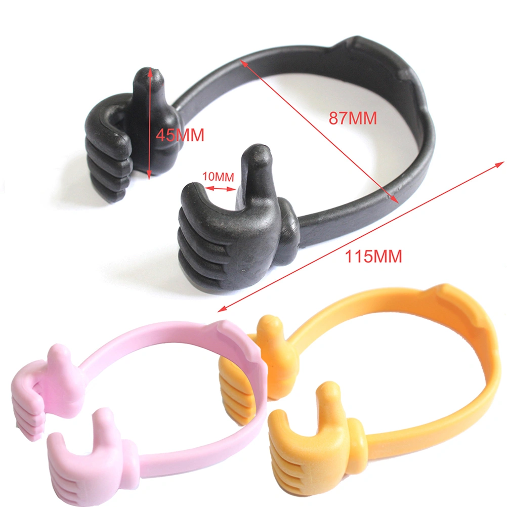 Creative Design Universal Lazy Phone Holder Stand on Table Smart Multiple Functions Mobile Phone Mount Stand Lazy Bracket (Yellow)