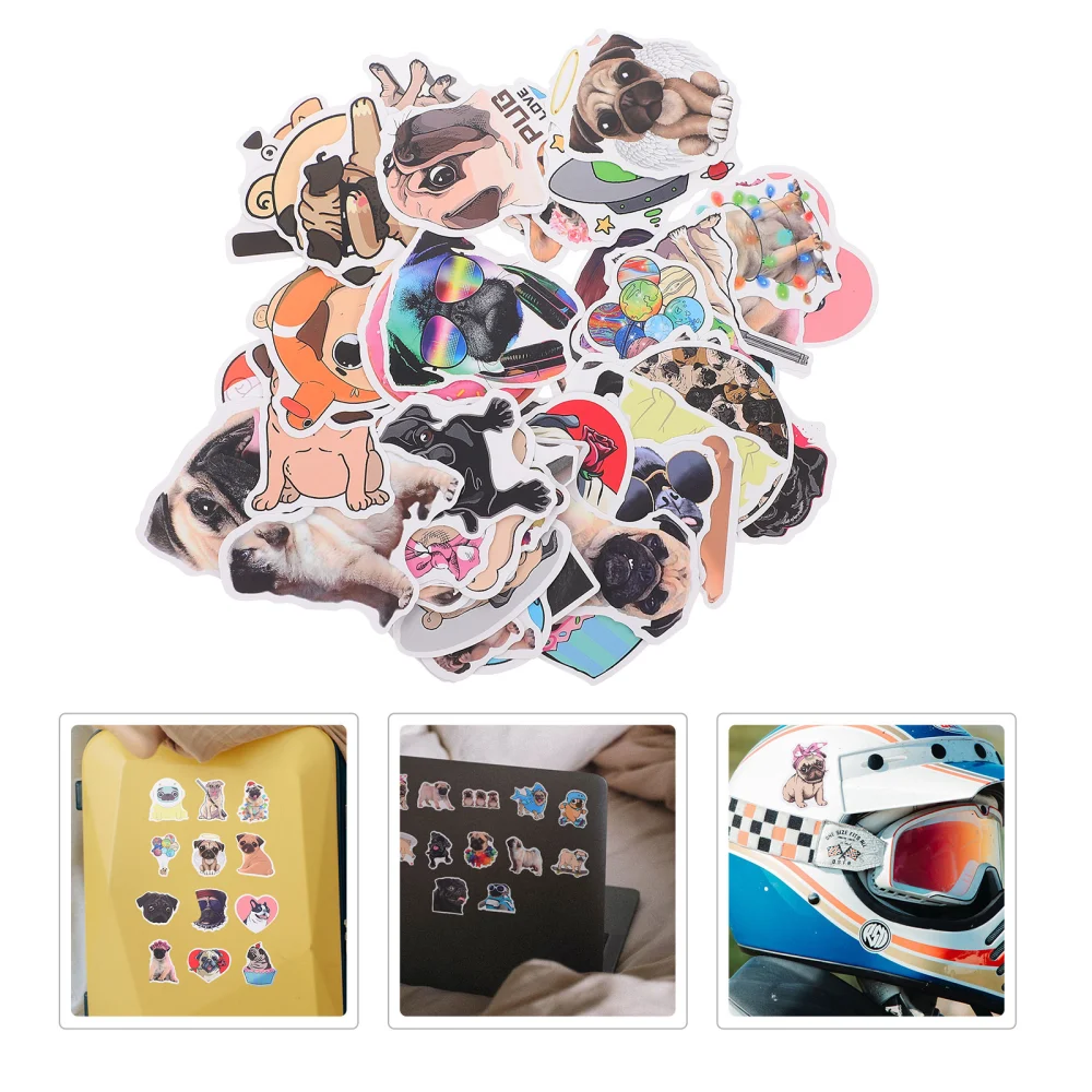 100pcs Dog Graffiti Stickers Suitcase Notebook Computer Cartoon Stickers