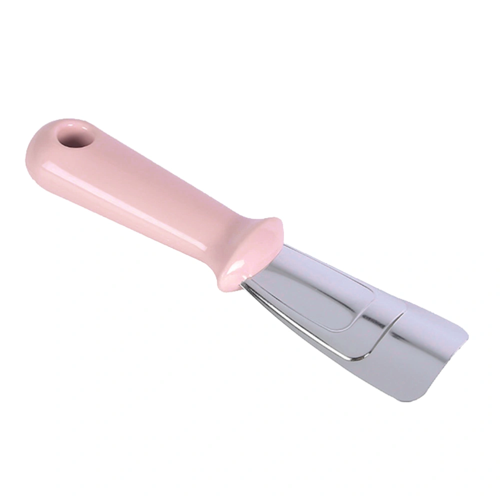 Stainless Steel Ice Cream Sweets Scoop Scoopers Ice Clips Tongs for Candy Dessert Buffet Ice Cream Protein Powder (Pink)