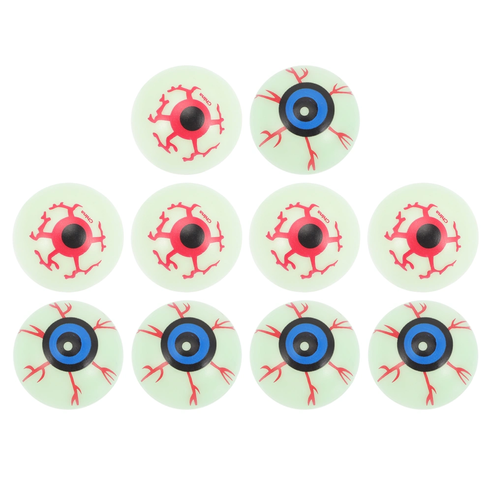 10 Pcs Halloween Eyeballs  Realistic Eyeball Props Eyeballs with Storage Box