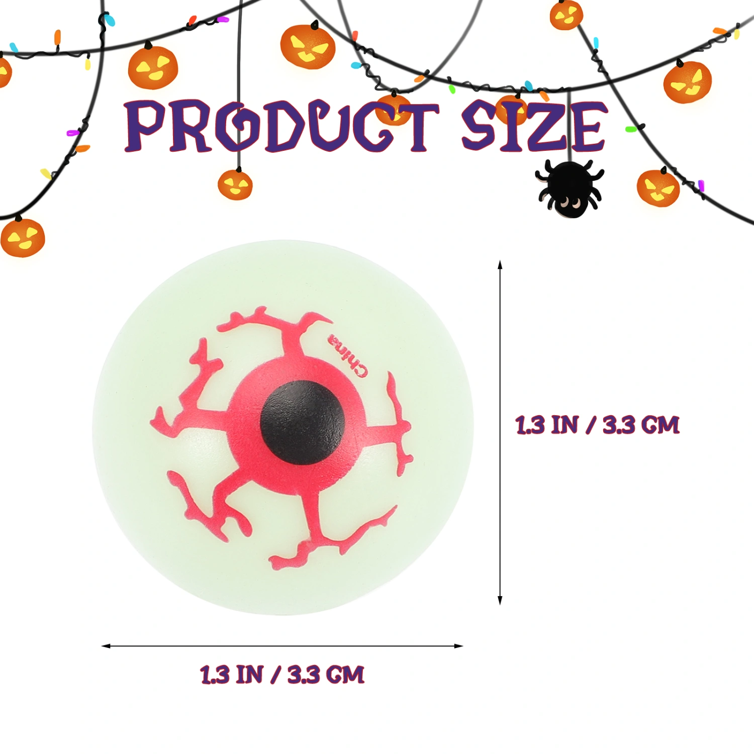 10 Pcs Halloween Eyeballs  Realistic Eyeball Props Eyeballs with Storage Box