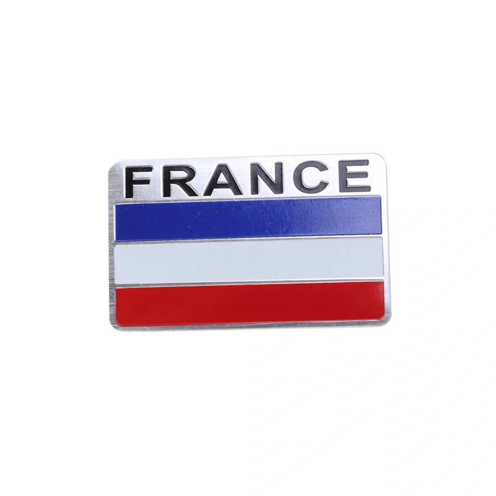 FRANCE Car Emblem Sticker National Flag Bumper Badge Decal Car Body Decoration (Rectangular)