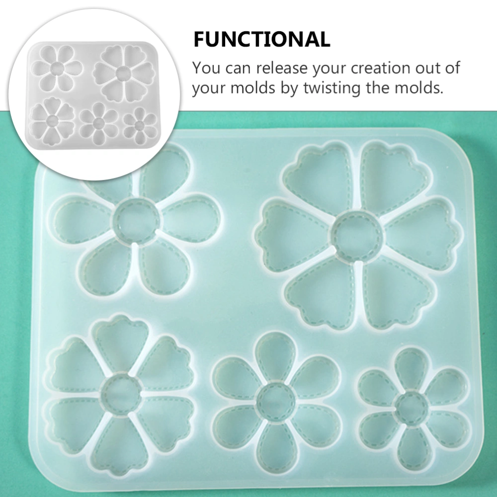 Petal Shape Mold Delicate Household Decorative Crafts Petal Epoxy Mold