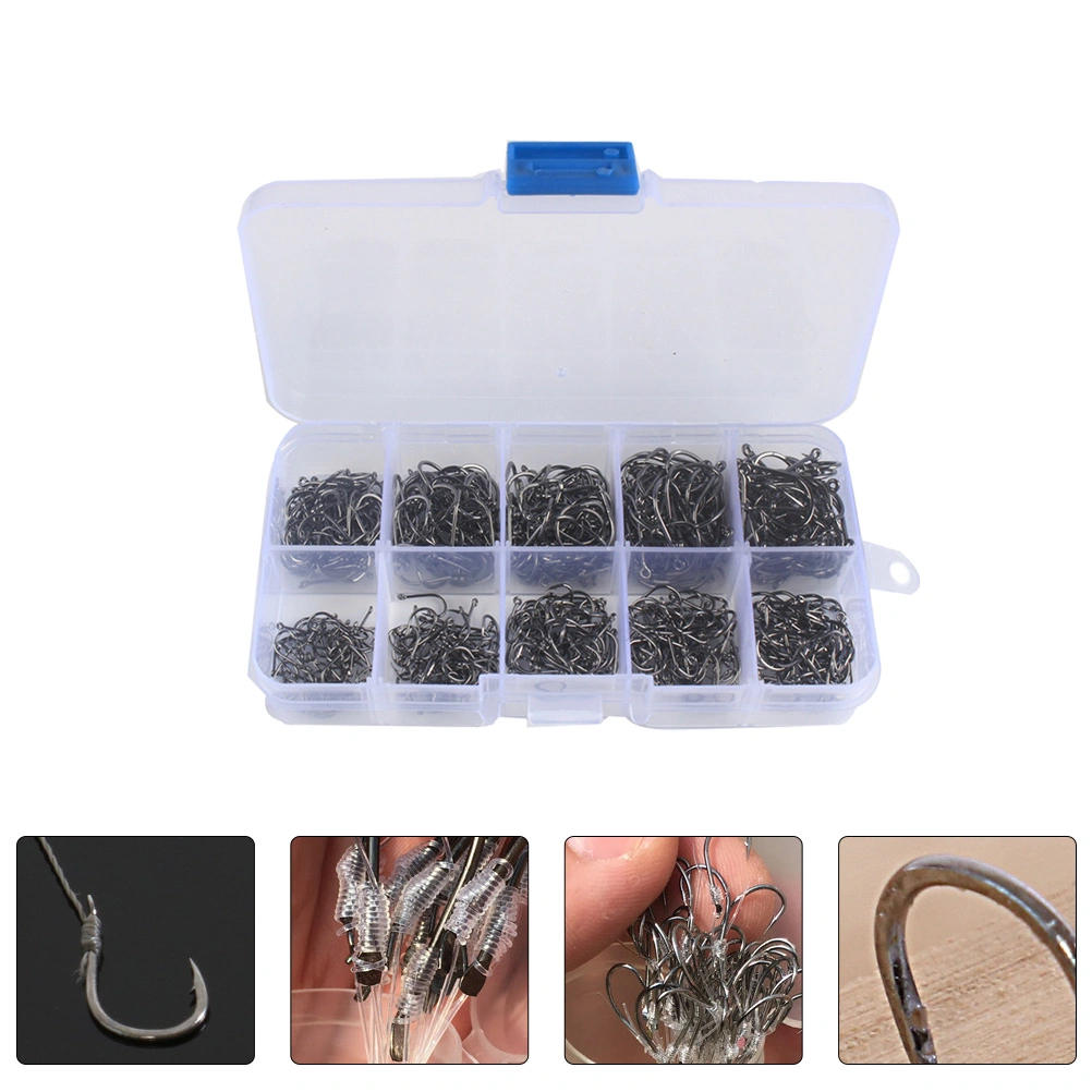 500pcs Useful Fishing Hooks Barbed Beak Bait Hook for Fishing Activities