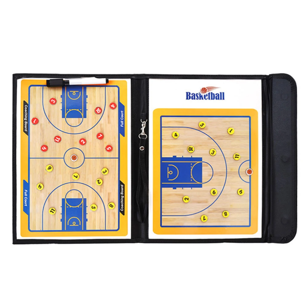 Magnetic Professional Basketball Coaching Board Erase Resuable Clipboard with  Dry Erase Marker Pen and Zipper Bag