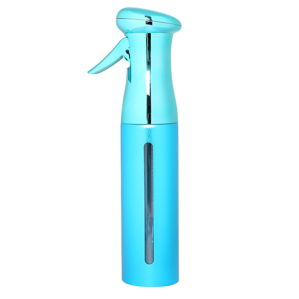 Spray Plating Bottle Empty Water Sprayer Cylinder Shape Refillable Mist Atomizer Multifunctional Dispenser for Salon Garden Cosmetic (Blue)