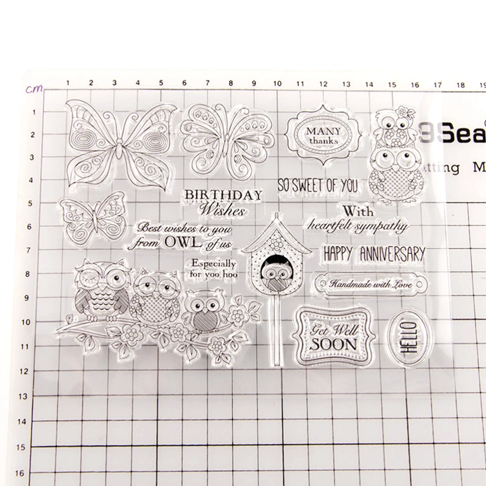 Clear Stamp Transparent Seal Stamps for DIY Scrapbooking Craft Photo Album Diary Decoration