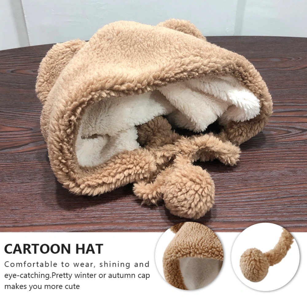 1Pc Autumn and Winter Hat Cartoon Female Warm Lovely Earmuffs Hat