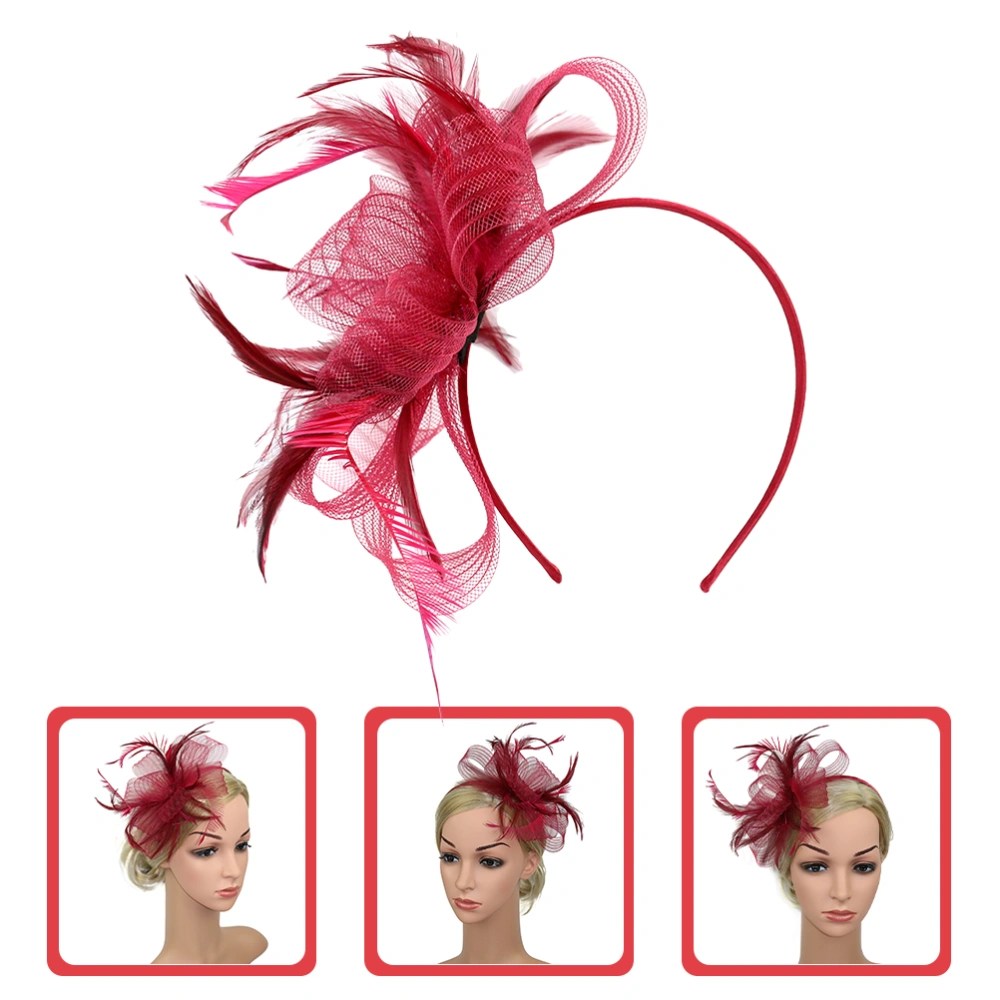 Veil Fascinator Hair Clip Fascinators Hat Tea Party Headband Tea Hats for Women