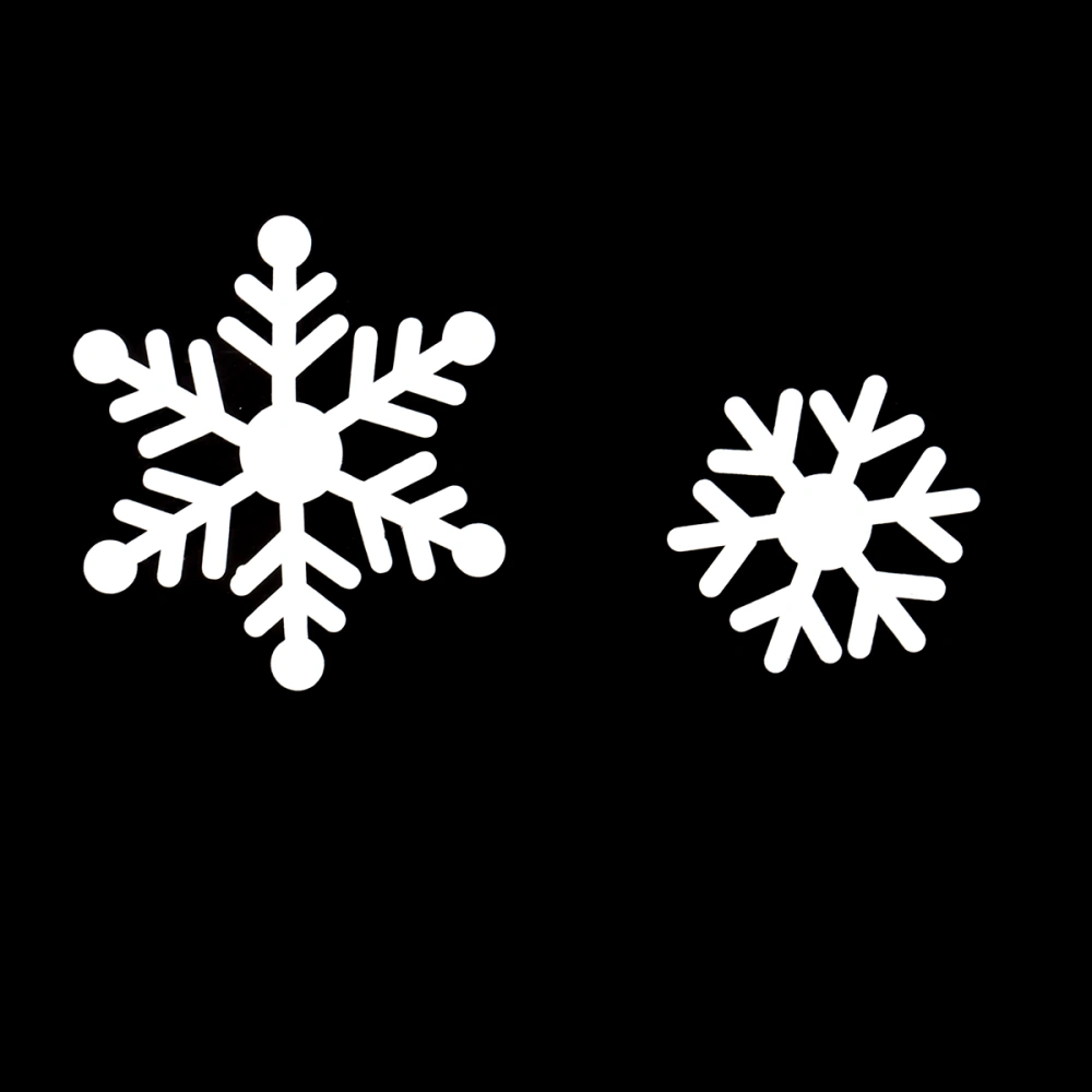 Removable Merry Christmas Vinyl Window Stickers Christmas Baubles Snowflakes DIY Showcase Window Clings Glass Door Stickers Mural Decals for Christmas New Year Home Decor 60 x 45 cm