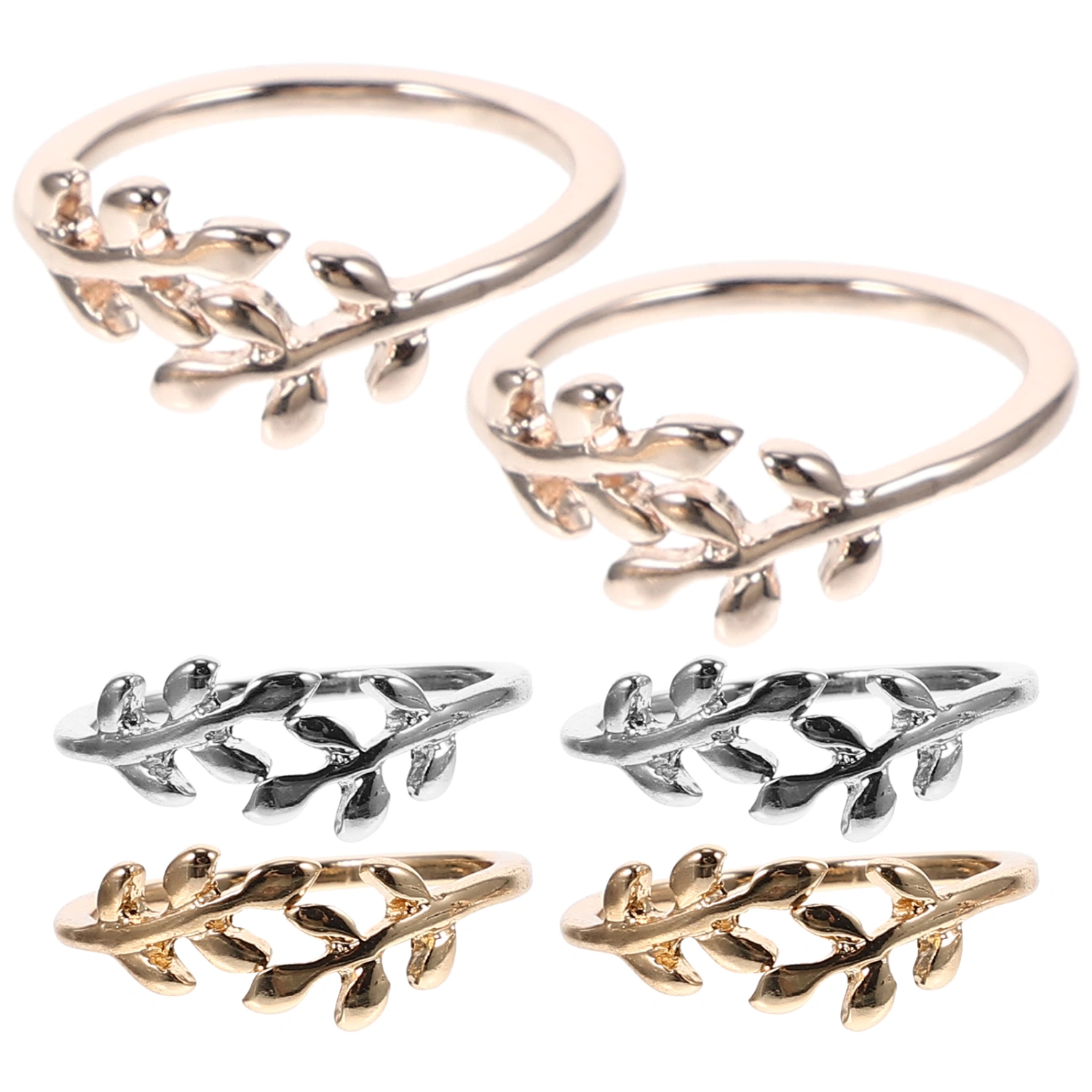 6Pcs Crochet Rings Open Finger Ring Knitting Ring Knitting Supplies Adjustable Rings