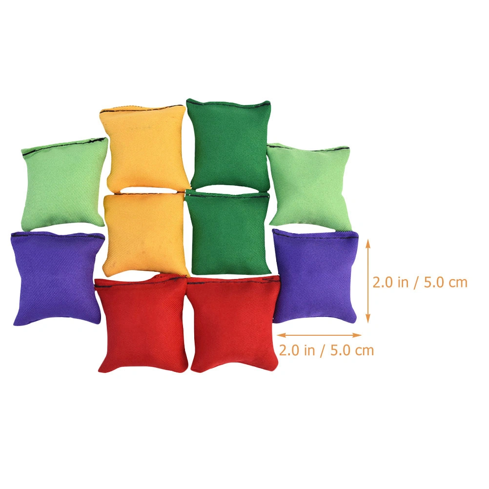 5pcs Small Bean Bags Toss Game Bean Bag Outdoor Toss Game Beanbags Party Toy