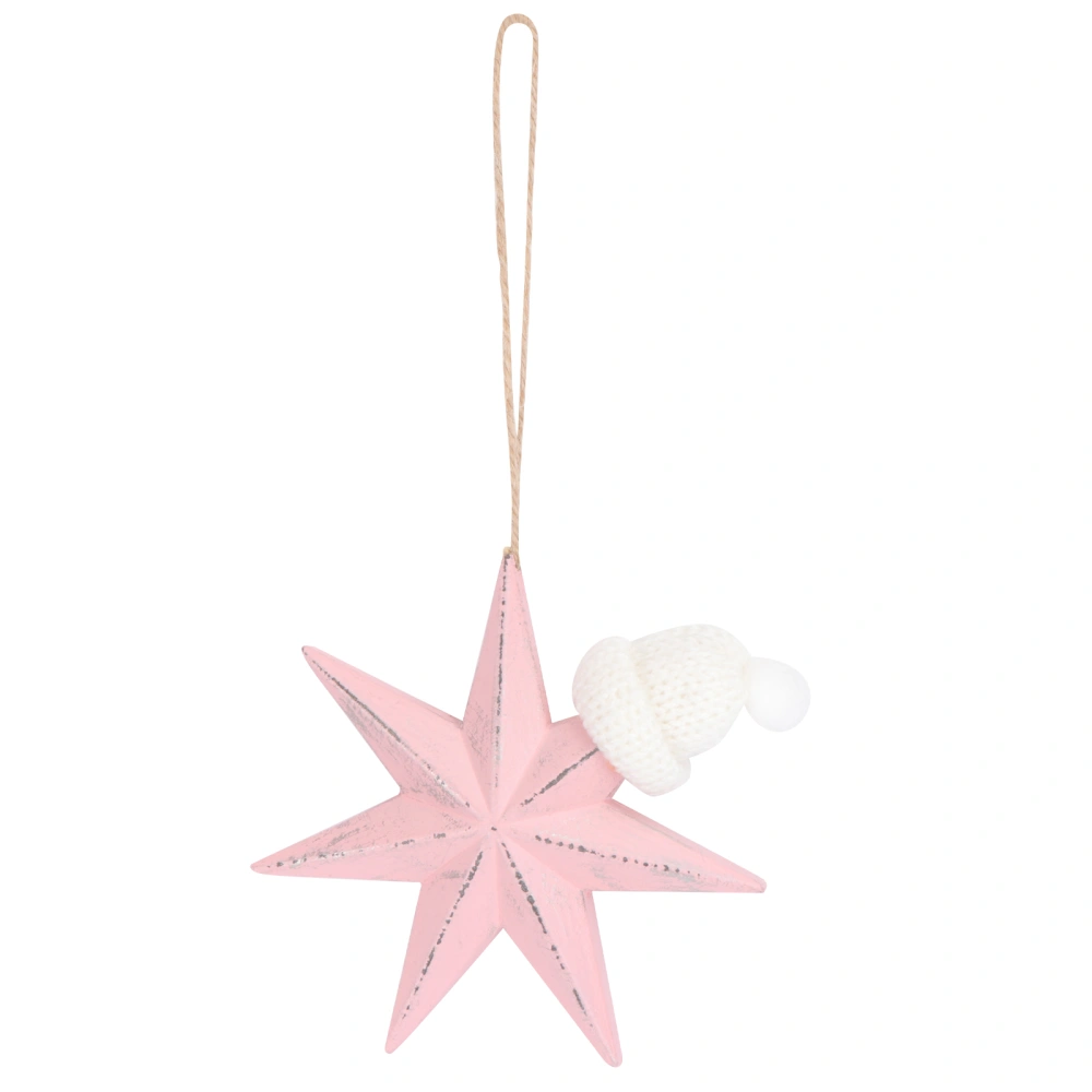 1pc Household Decorative Adornment Star Shape Pendant Wall Hanging Decoration