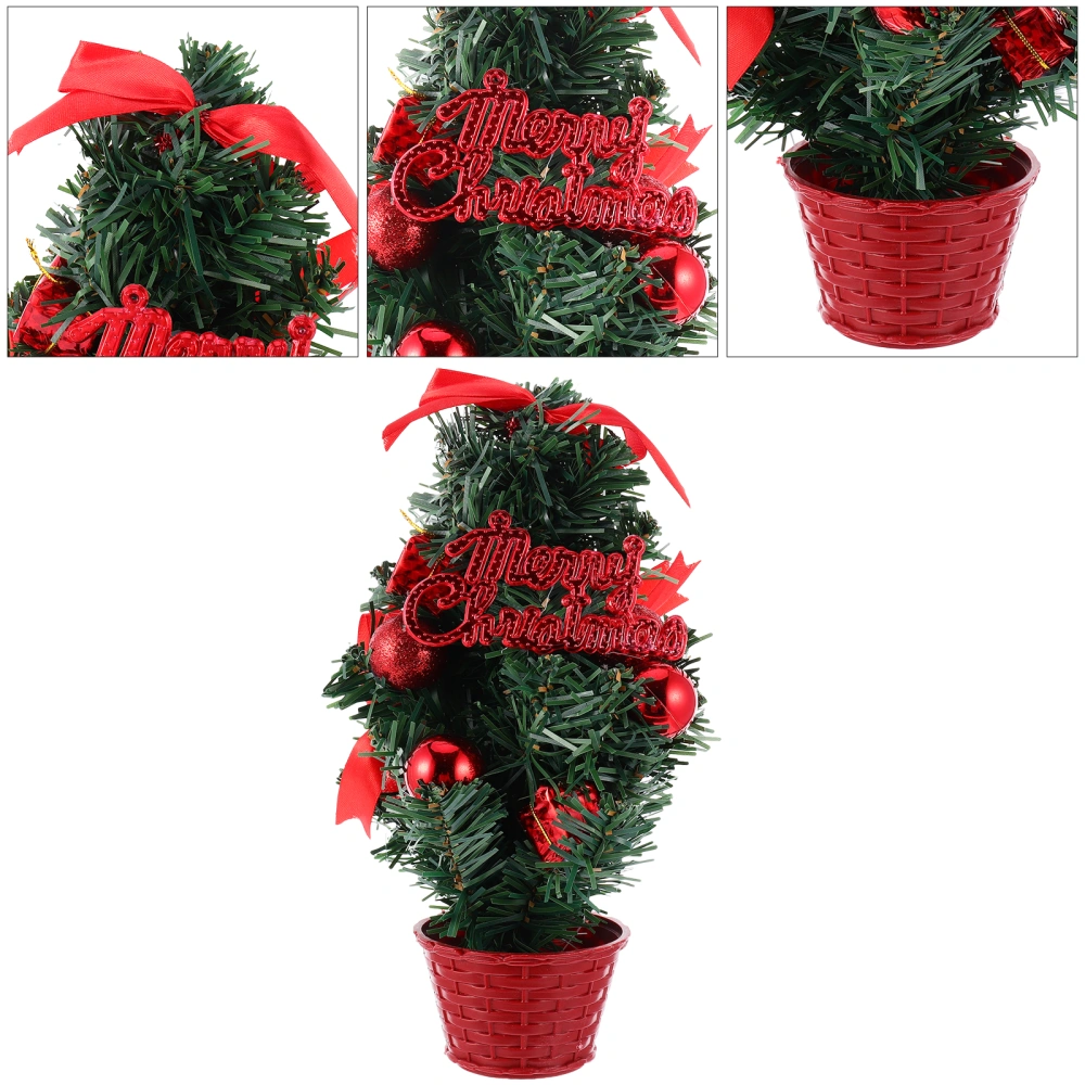 Adorable Christmas Ornament Plastic Christmas Tree Creative Showcase Decoration